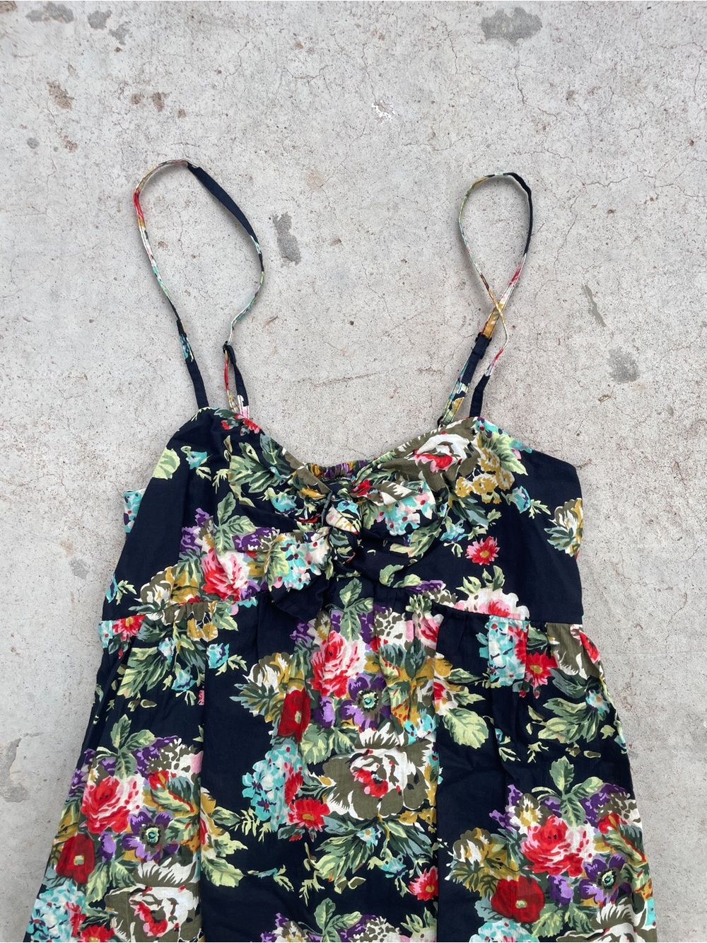 Wet Seal RARE Vintage Y2K Bubble Hem Floral Babydoll Dress - Picture 3 of 6